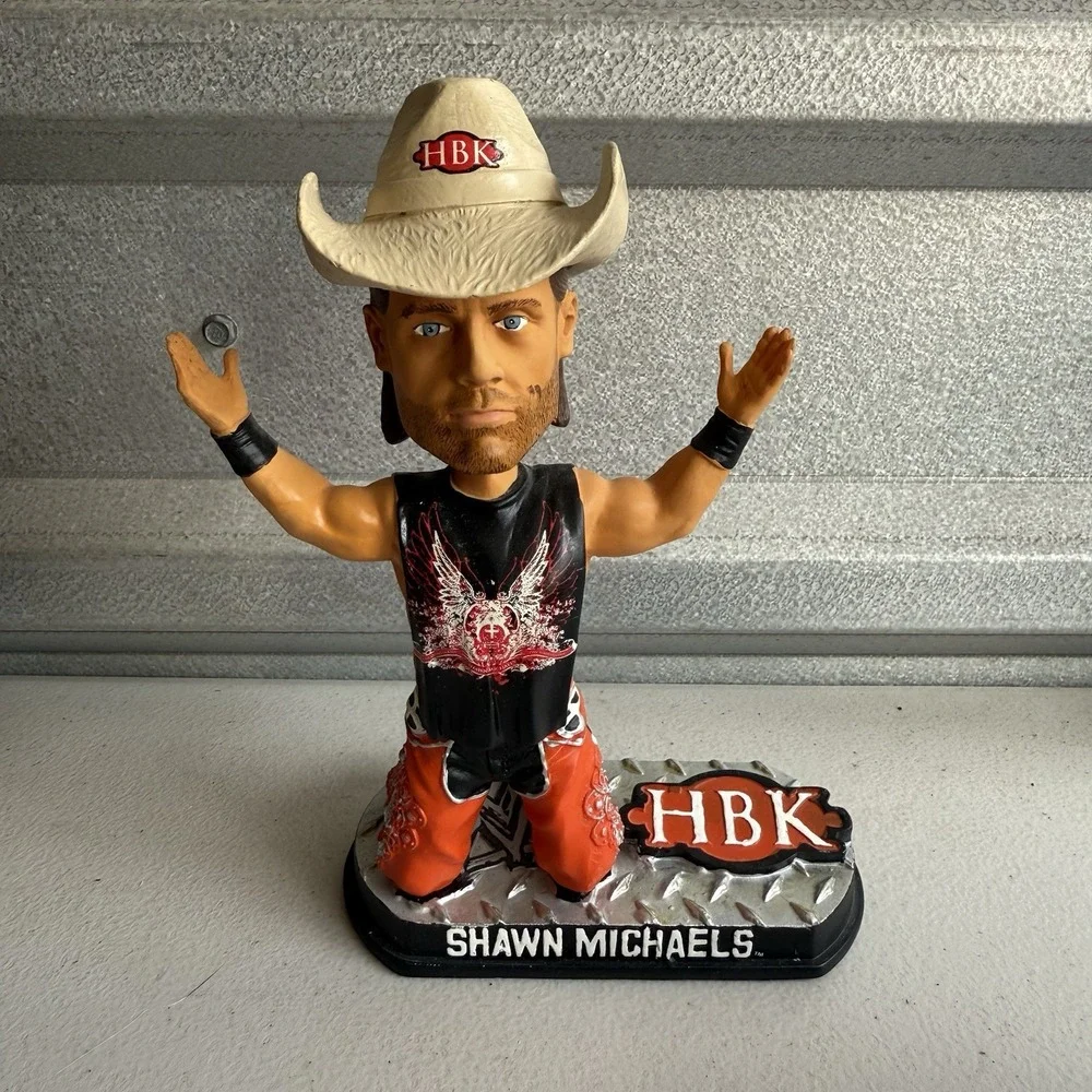 Shawn Michaels Bobblehead WWE WWF HBK Heartbreak‎ Kid FOCO Forever Collectibles